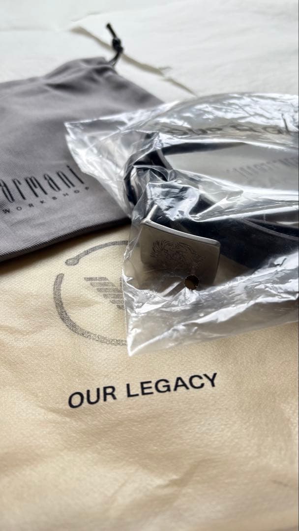 ourlegacy × ARMANI TRACCIA BELT サイズ70