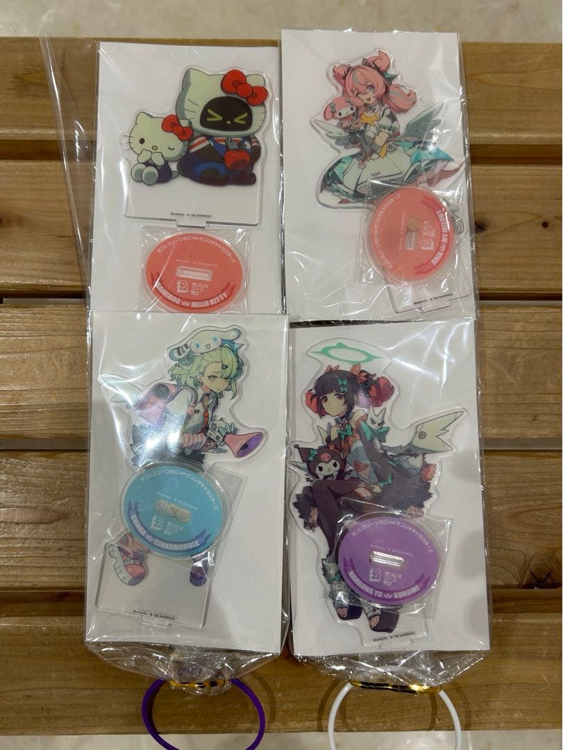 ゼンレスゾーンゼロ×サンリオ　アクリルスタンド　4種セット　gigo
