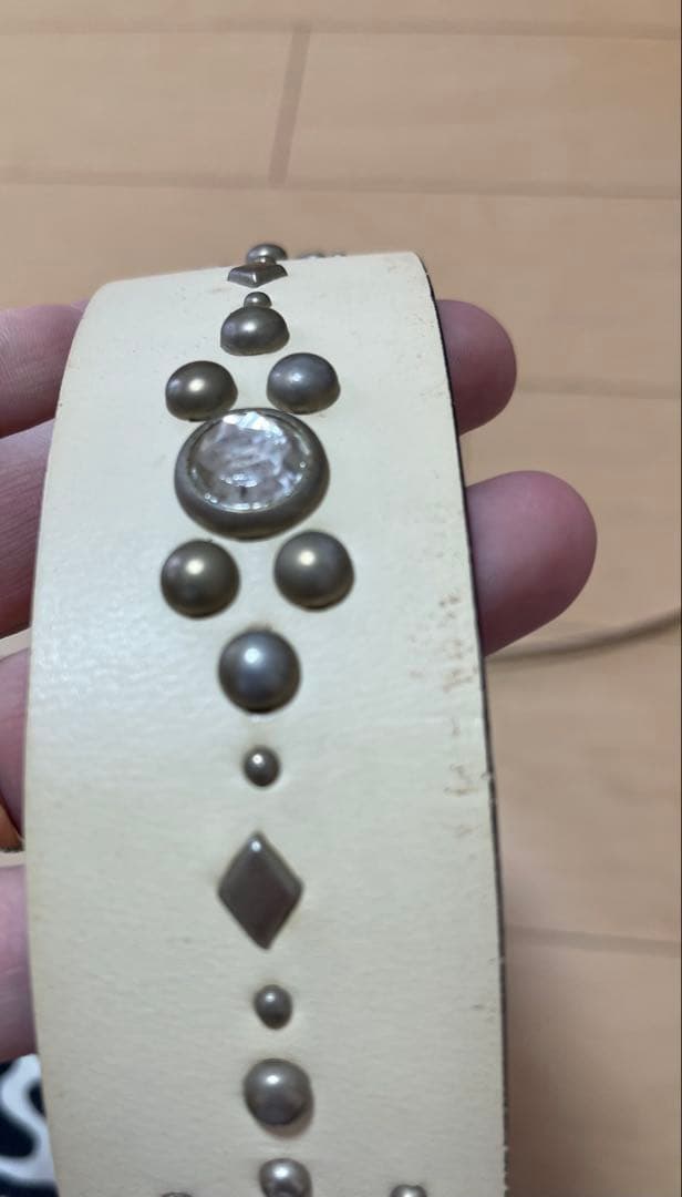 ウルフズヘッドスタッズベルト瓢箪柄　幹田氏