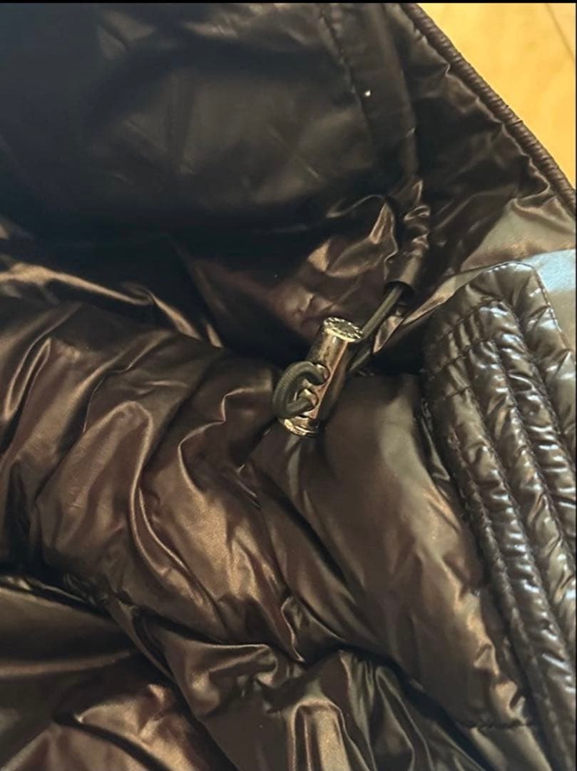 TATRAS フード付き ブラック　ダウンベスト　サイズ1 (xs〜s)