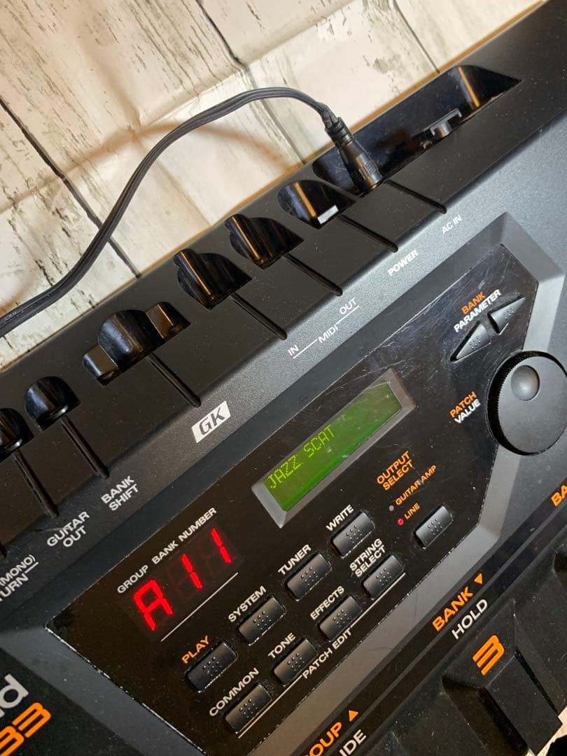 Roland GR33 ギターシンセサイザー 動作品