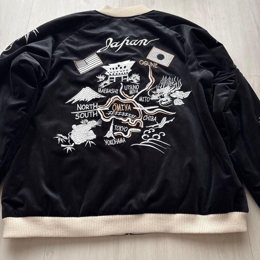 45周年記念限定モデル　HOUSTON ベロア　スカジャン