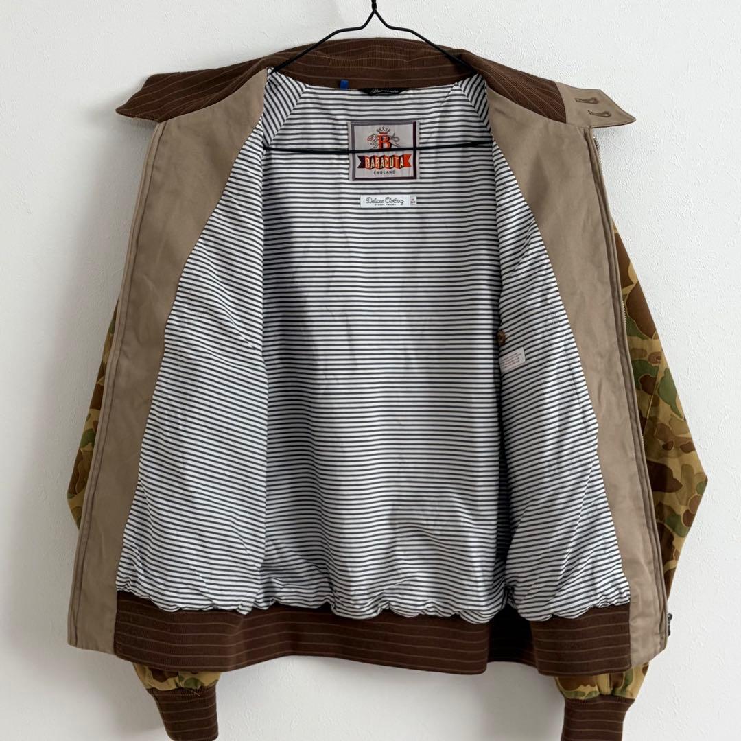 別注★バラクータ × DELUXE G9 ハリントンジャケット 迷彩 カモ