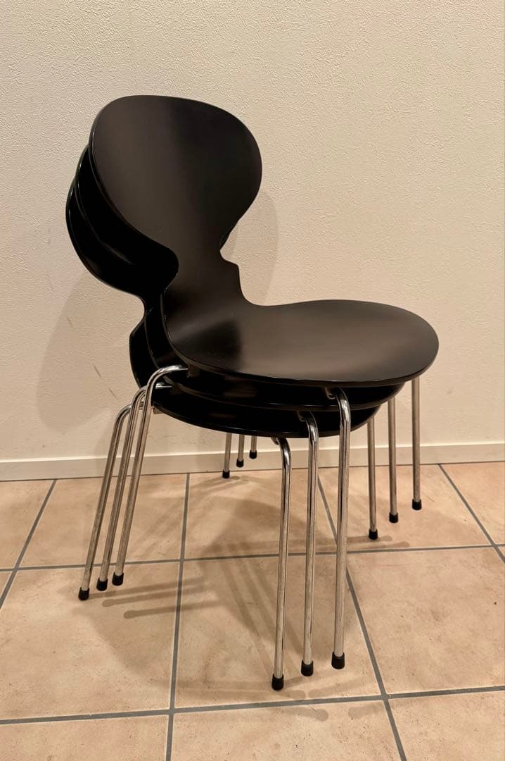 l*d様 フリッツハンセン アントチェア ブラック 4本脚（3/3)