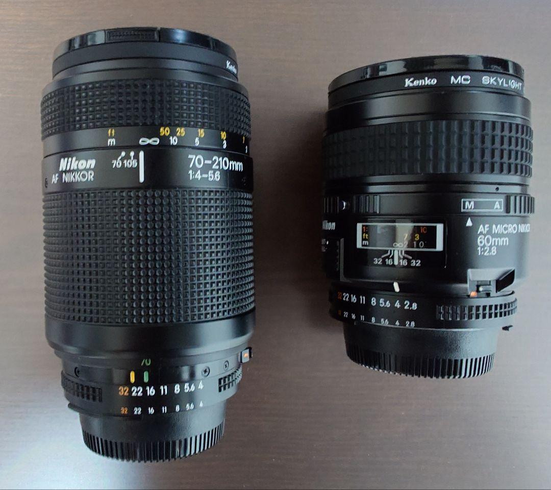 【美品】Nikon AF MICRO NIKKOR ＆ AF NIKKOR