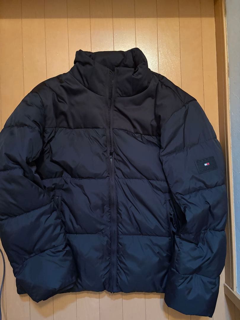   ブラック ダウンジャケット L