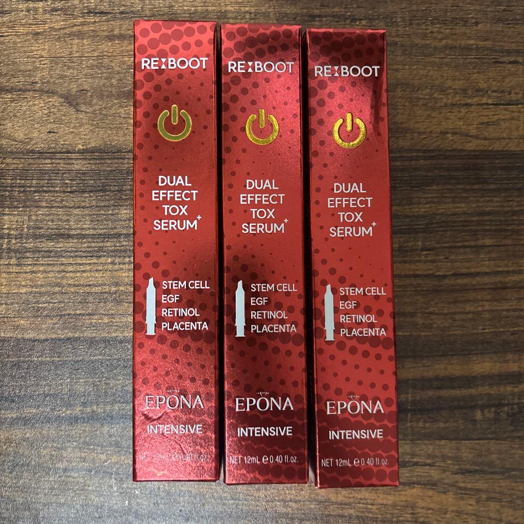 REBOOT DUAL EFFECT TOX SERUM 3本セット