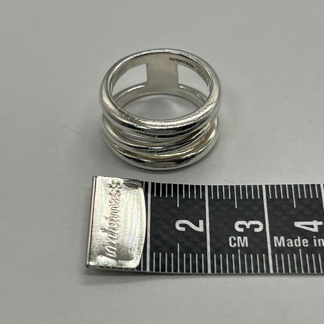 ティファニー TIFFANY ダイアゴナルリング 14号 SV925