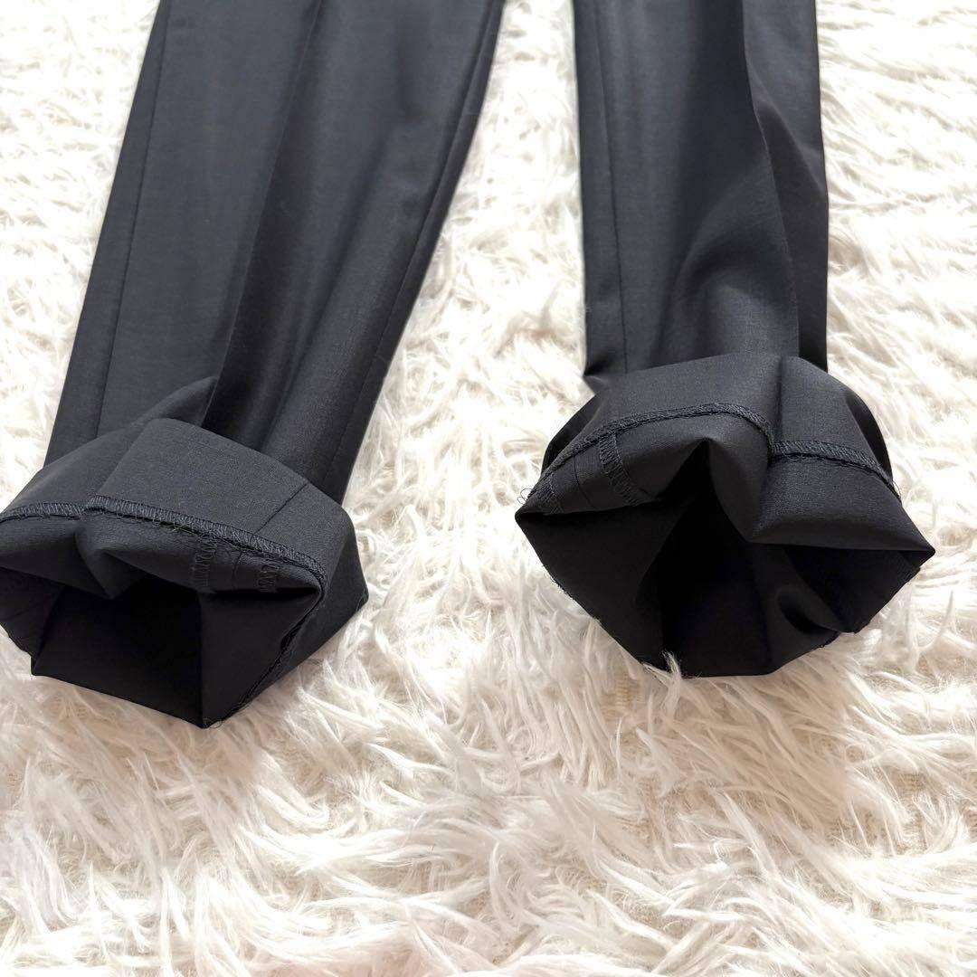 セオリーリュクス　セットアップ　スーツ　エグゼクティブ ノーカラー　パンツスーツ