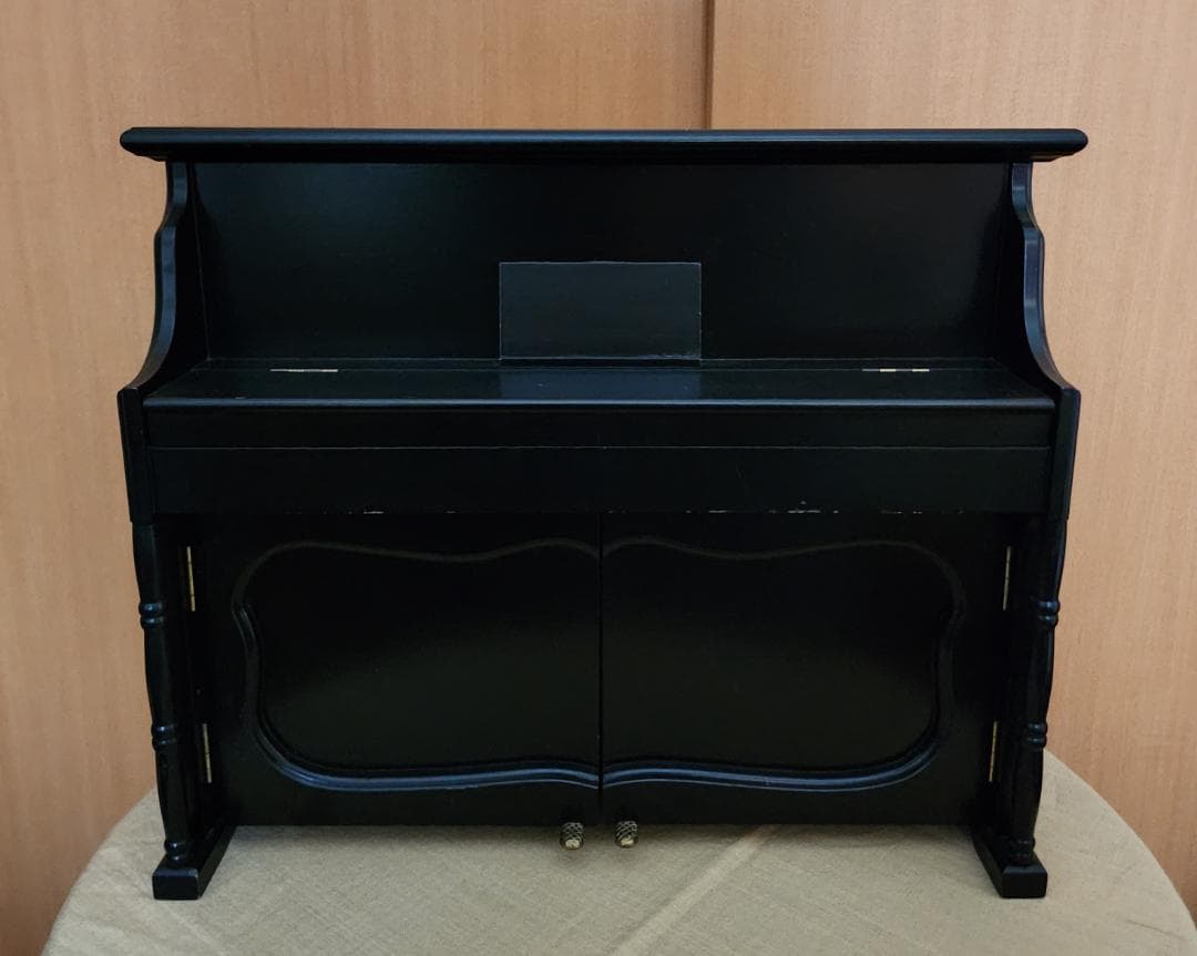 希少 ピアノ オルゴール ジュエリーボックス 宝石箱 アンティーク 大容量 置物