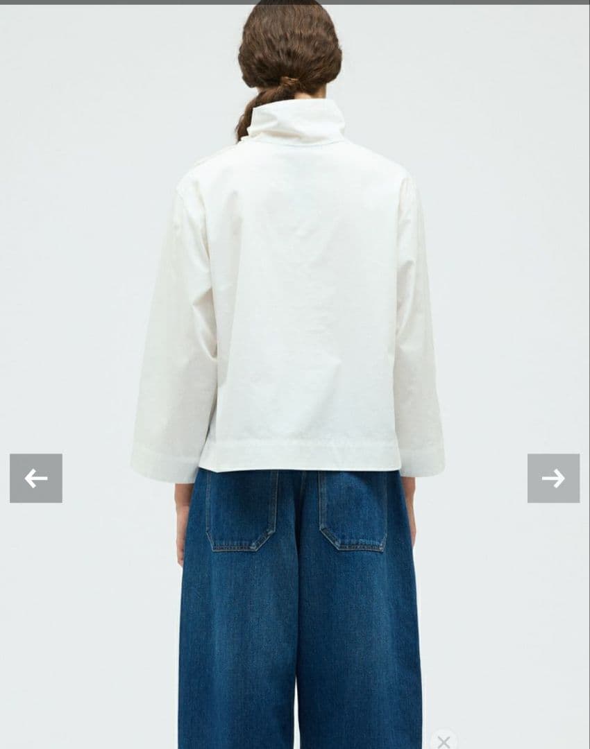 mizuiro ind　ミズイロインド　ブラウス　オフホワイト　新品