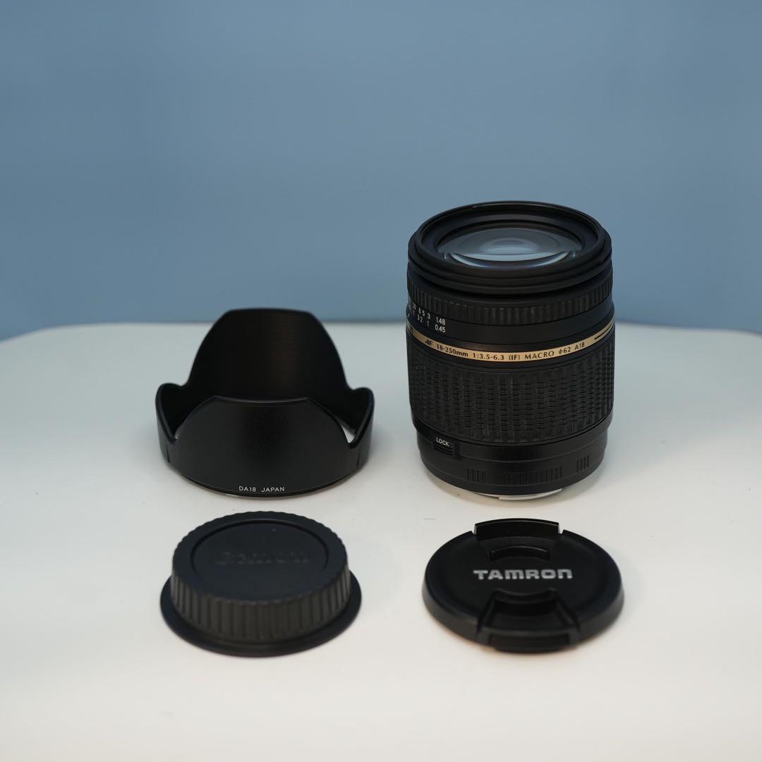 TAMRON 18-250mm Canon用 標準+望遠レンズ a3683
