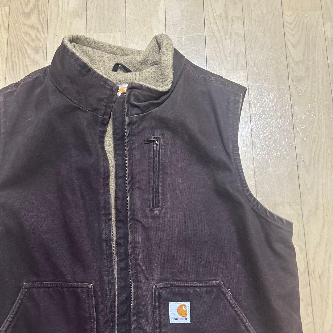 Carhartt ダークブラウン ベスト