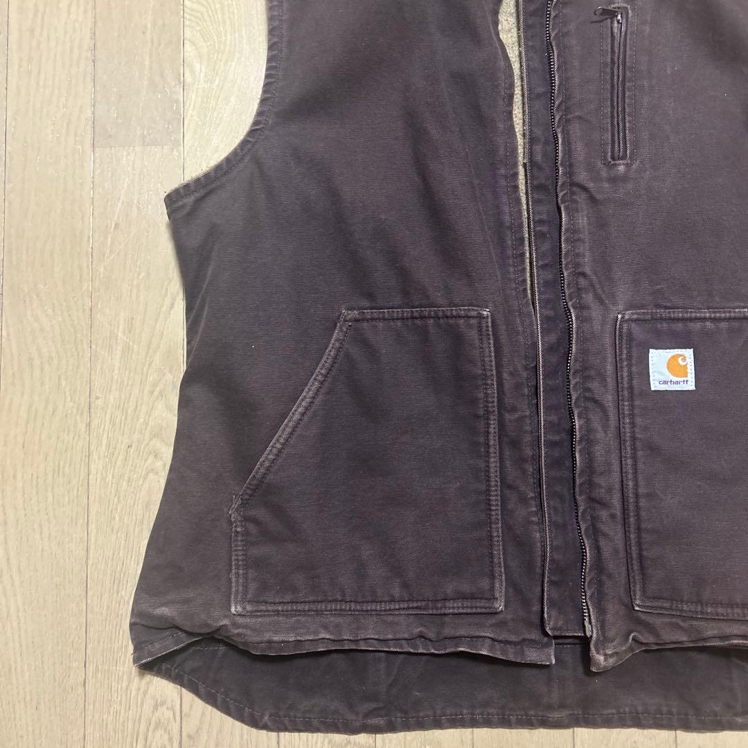 Carhartt ダークブラウン ベスト