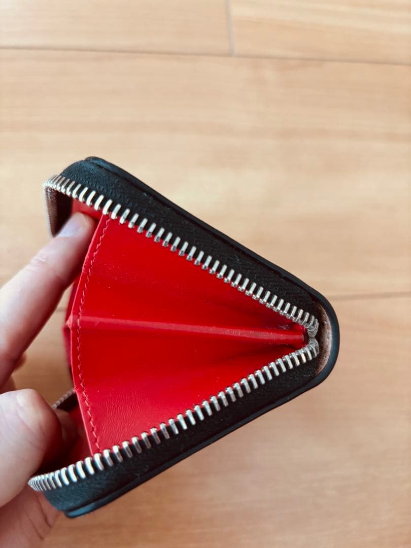 【美品】クリスチャンルブタン クラフトロゴ ケース 財布 ラウンドジップ