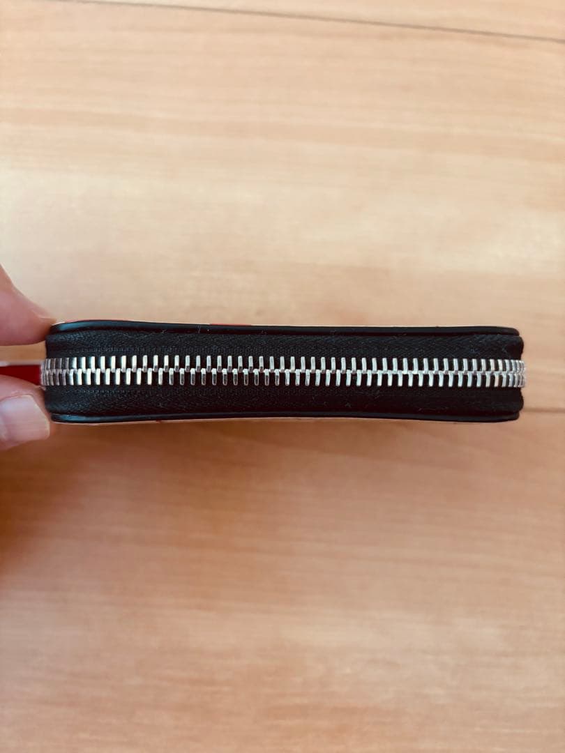 【美品】クリスチャンルブタン クラフトロゴ ケース 財布 ラウンドジップ