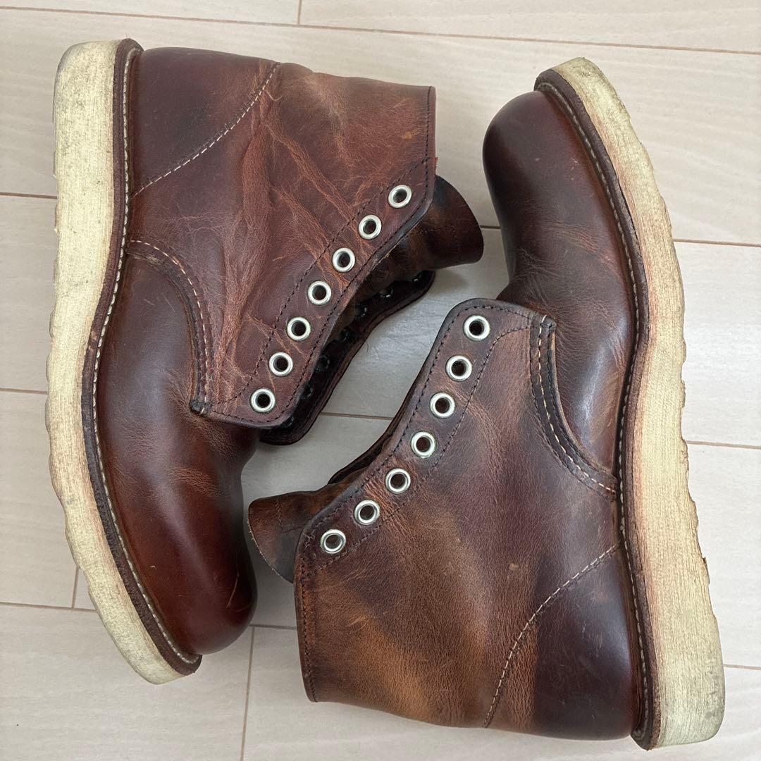 レッドウィング　US6D 赤茶9111 日本サイズ24.5cm 美品