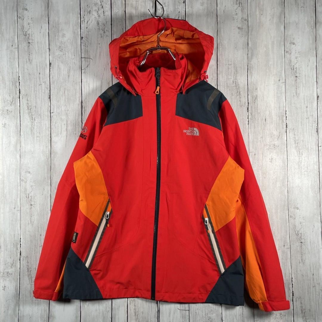 ザノースフェイス サミットシリーズ マウンテンパーカー ゴアテックス Lオレンジ