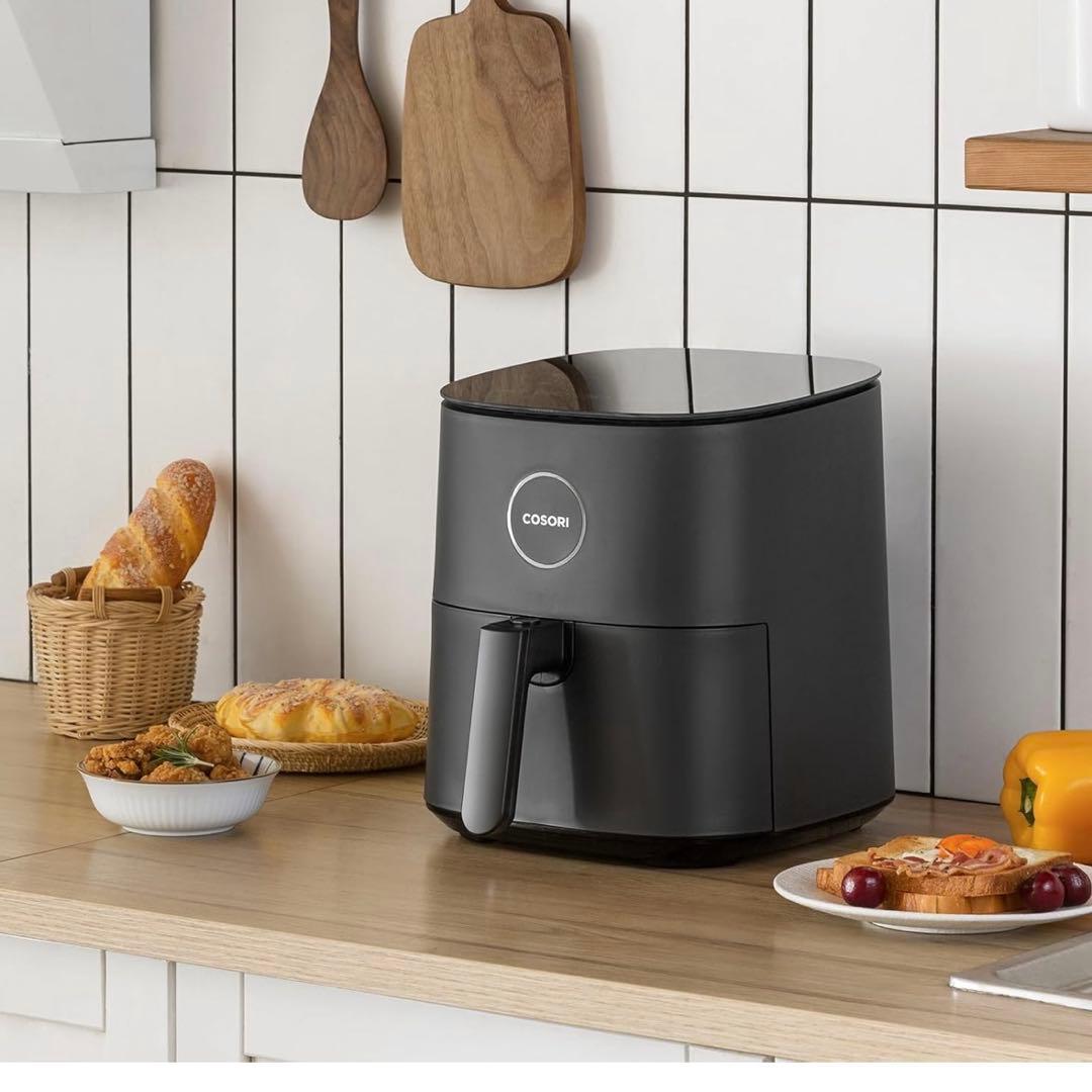 コソリ ノンフライヤー 4.7L 大容量 家庭用 電気 エアフライヤー 最高温