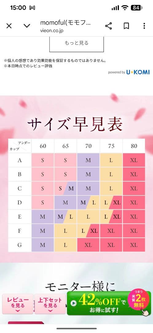 t*n様 momoful ノンワイヤーレースブラジャー5枚セット　XLサイズ　限