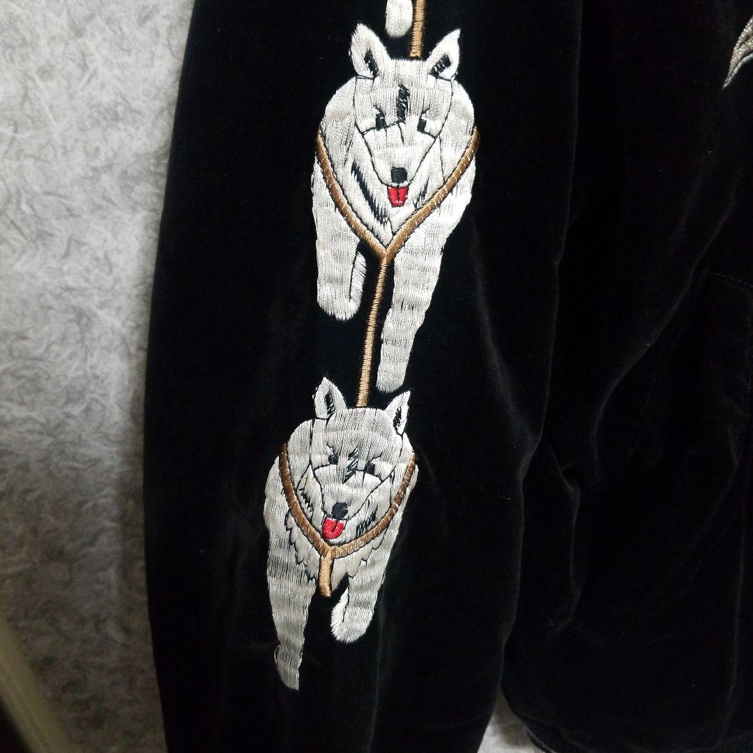 y2k 90s 別珍　Alaska アラスカ　スーベニア　ベロア　スカジャン