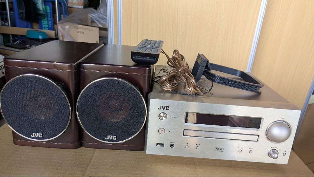 JVC コンパクトオーディオシステムコンポーネントシステムEX-HR5【中古品】