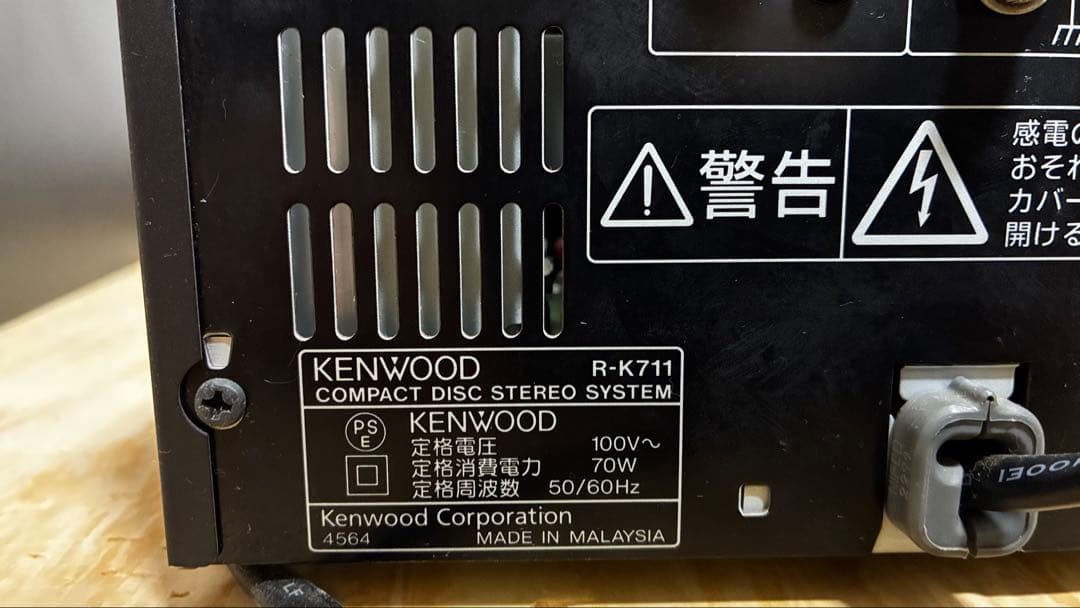 コンポ KENWOOD R-K711 スピーカーLS-K711セット