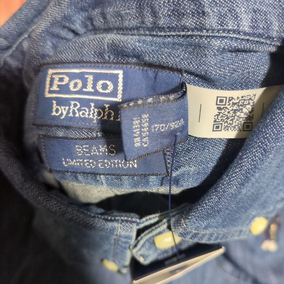 【限定品】POLO RALPH LAUREN BEAMS ポロベア デニムシャツ