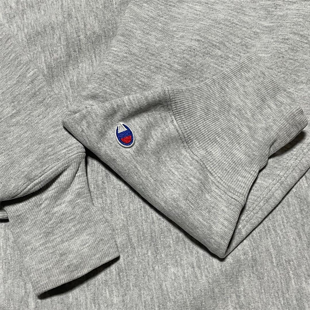 90s USA製 チャンピオン リバースウィーブ 刺繍ロゴ グレー スウェット
