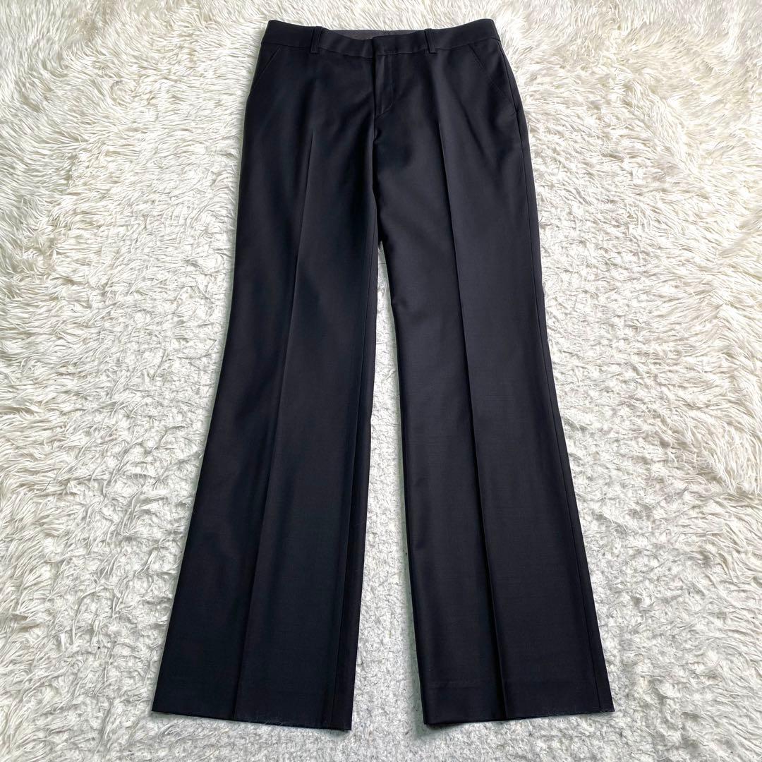 美品✨23区 スーツ セットアップ バハリエ生地 黒 ストレッチ M 1B 毛