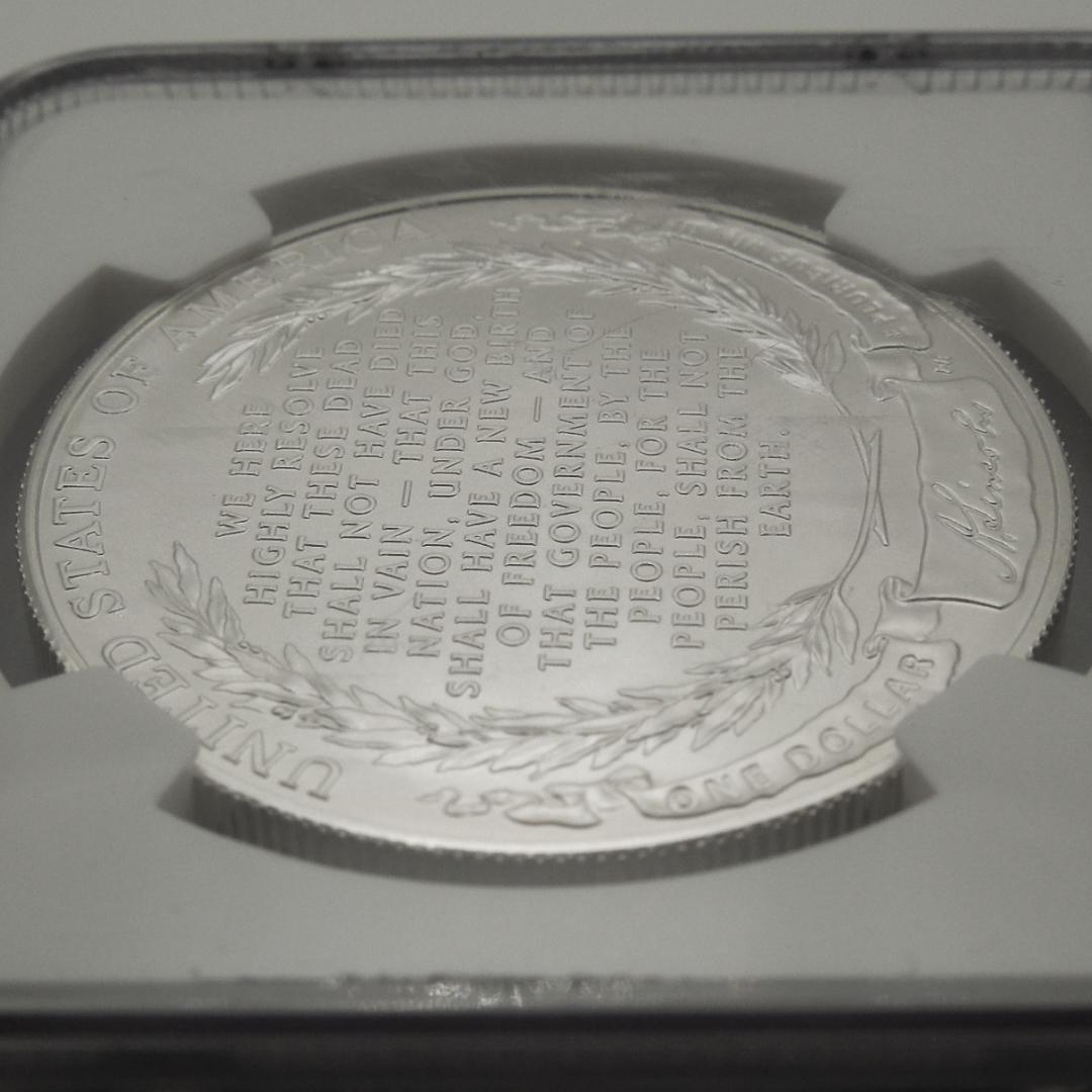 ★解説カード付 NGC MS70 リンカーン 銀貨 2009 アメリカ