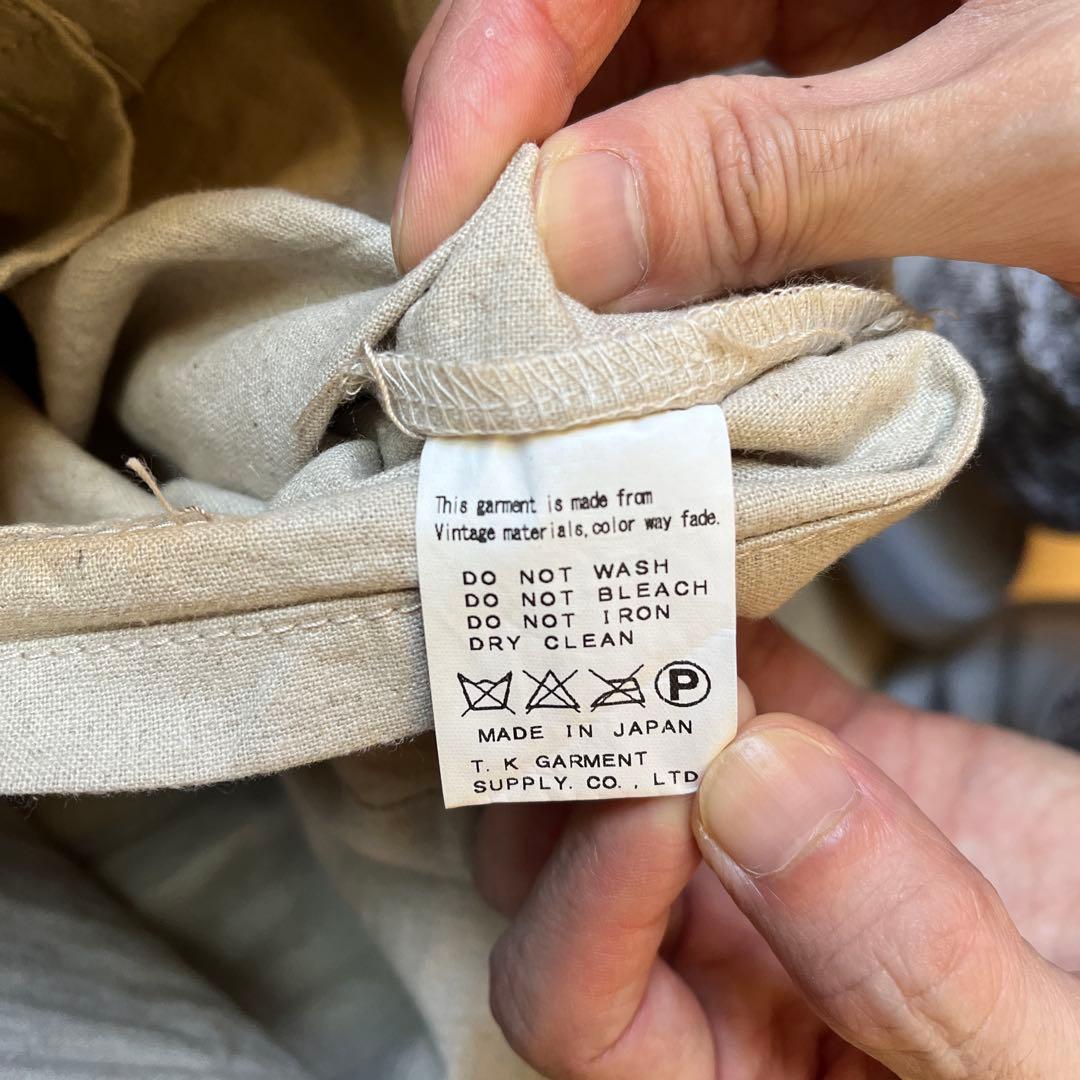 ブラウンキャンバストートバッグ