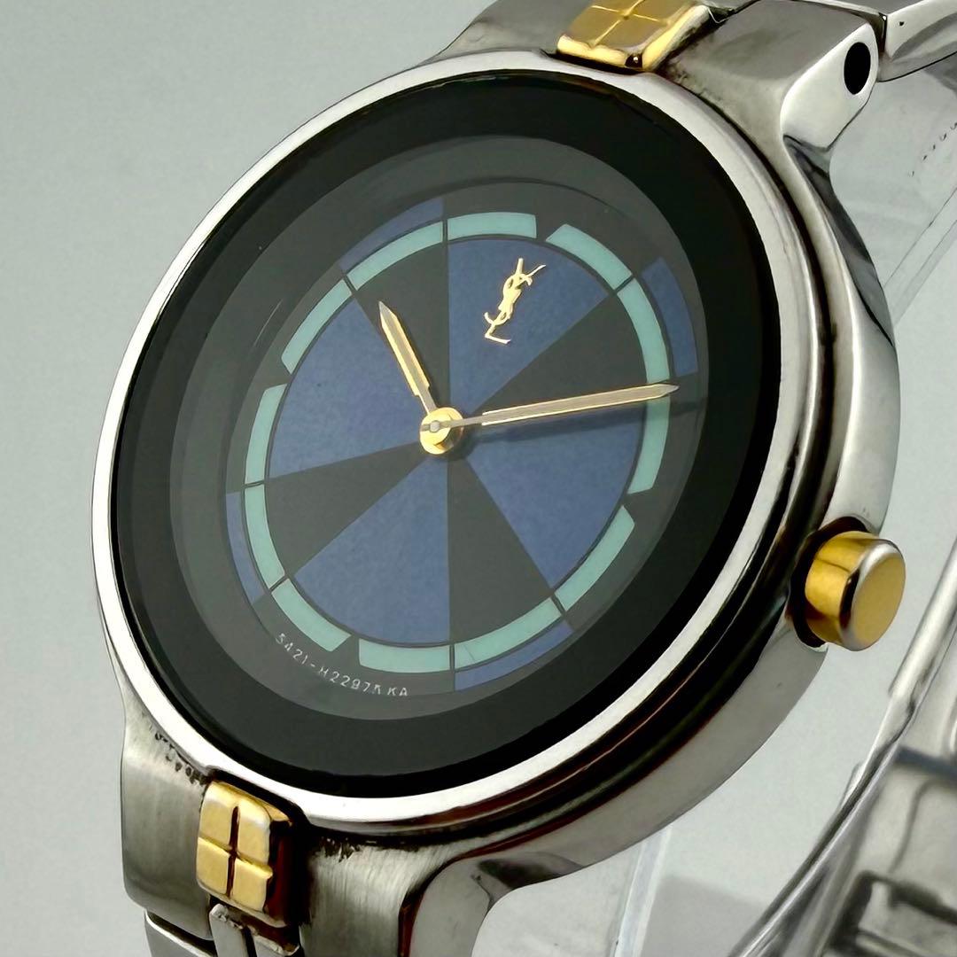 【新品電池/稼働】サンローラン 5421-H13855 腕時計 ヴィンテージ