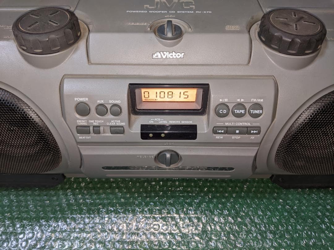 Victor CDラジカセ RV-X70 DRUM CAN 日本製