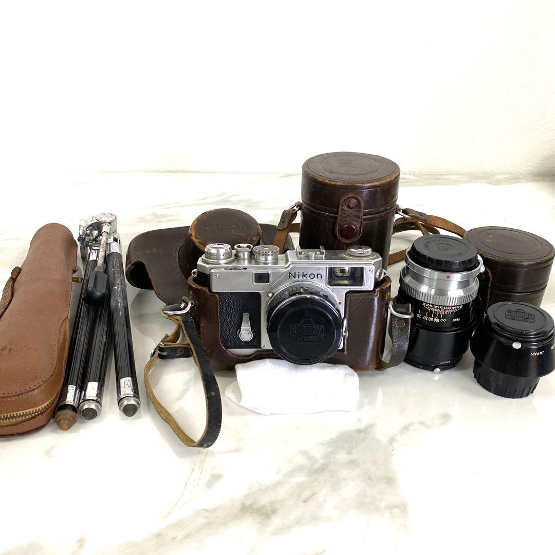 + ニコンフィルムカメラ　レトロ　アンティーク