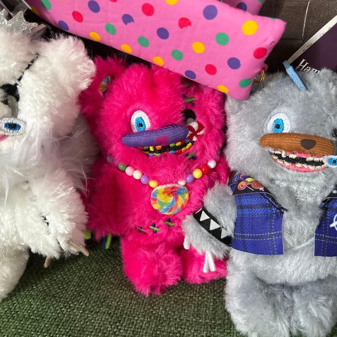 USJ ハミクマ ストラップ付きマスコットキーチェーン 2025年 3点