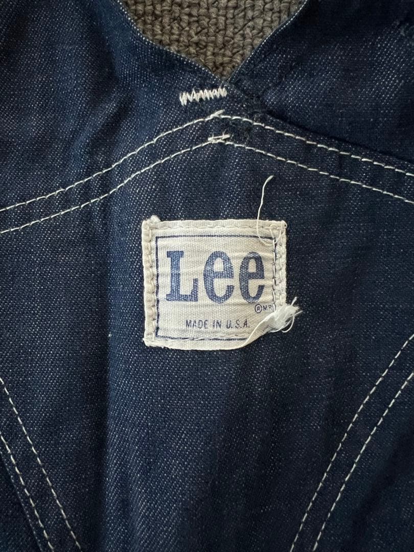 希少 70s Lee ヴィンテージインディゴオーバーオール USA製
