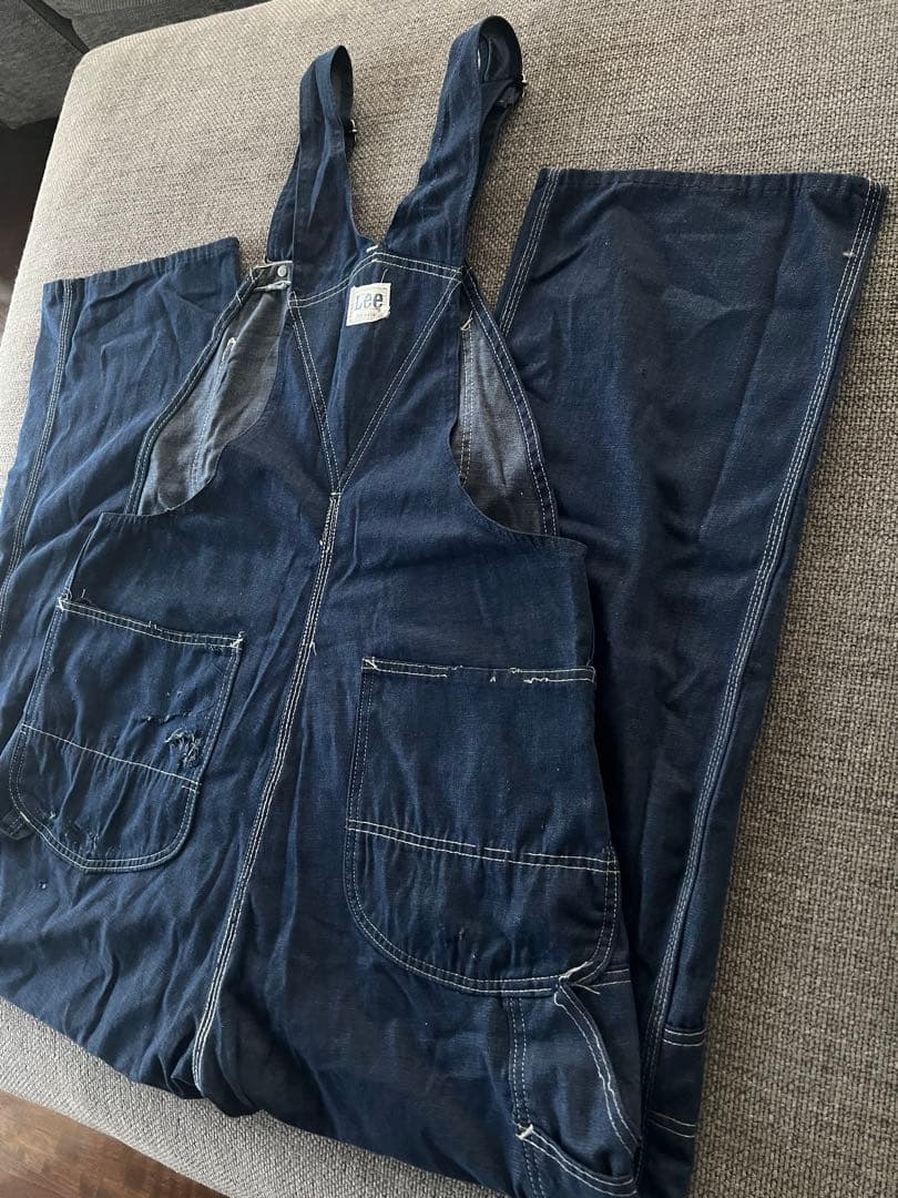 希少 70s Lee ヴィンテージインディゴオーバーオール USA製
