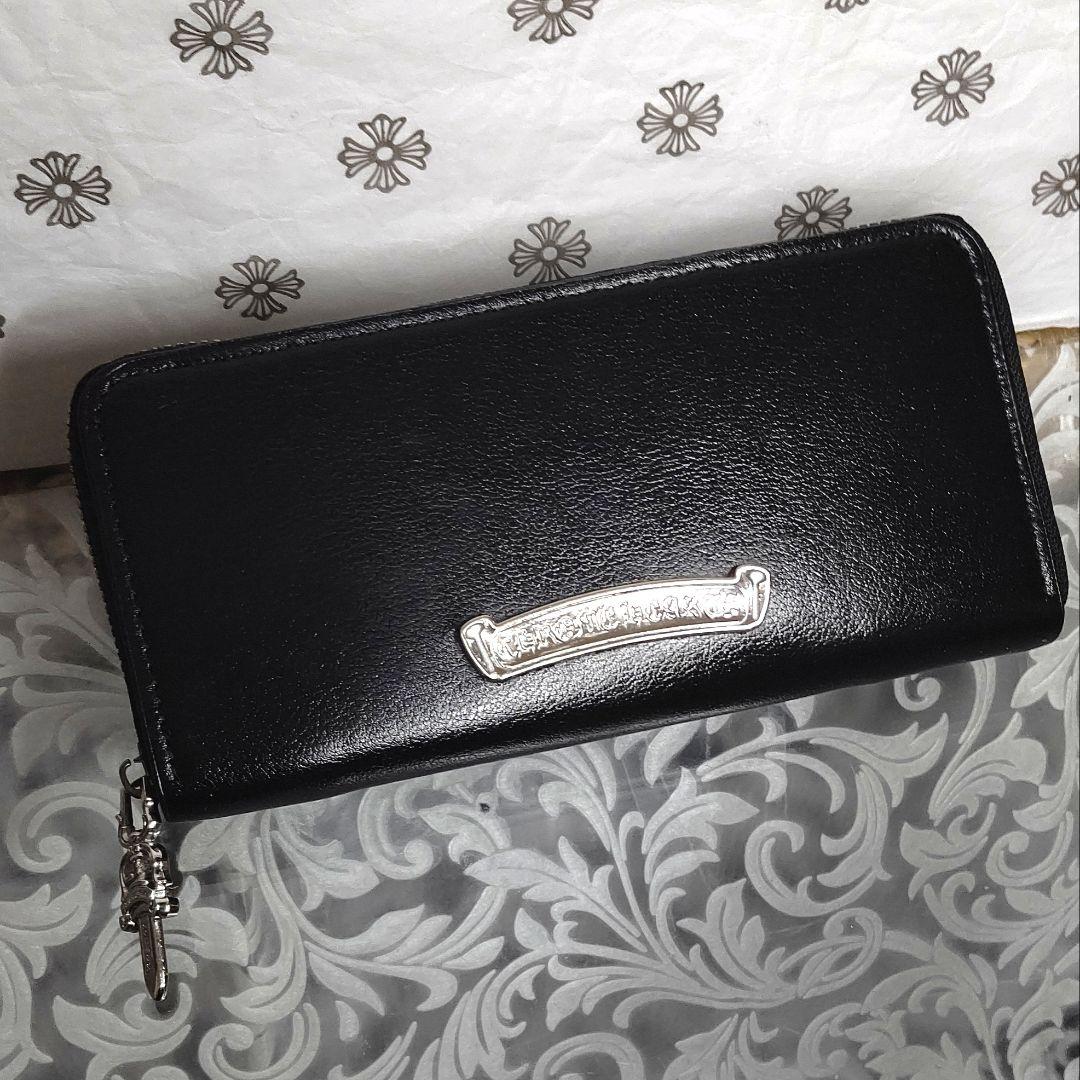 本革セメタリークロス レザー ロングウォレット / ラウンドファスナー長財布