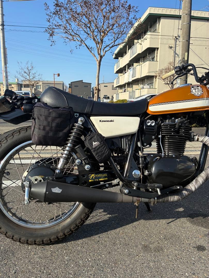 250TR FI対応 GOODSスリップオンマフラー テーパードコーン