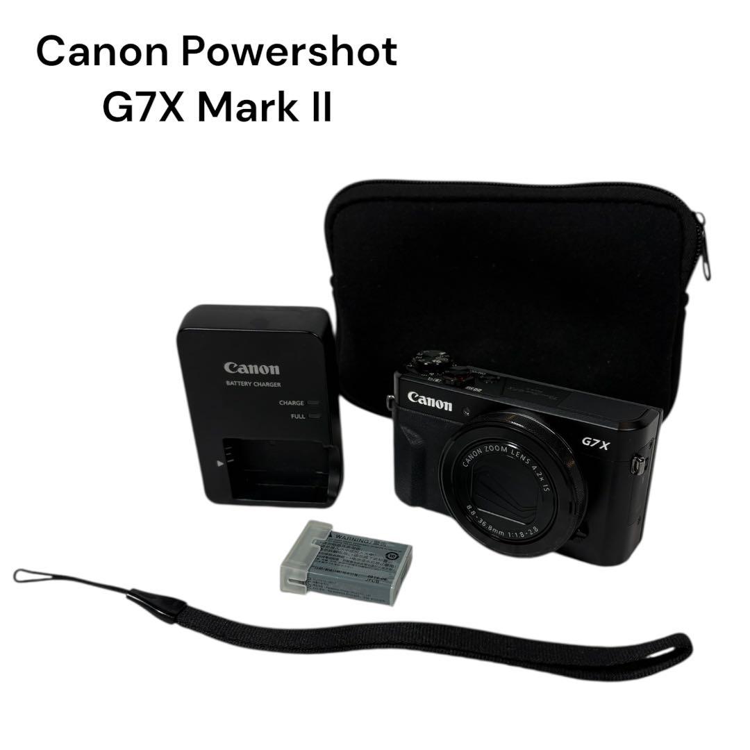 Canon PowerShot G7 X Mark II コンパクト デジカメ