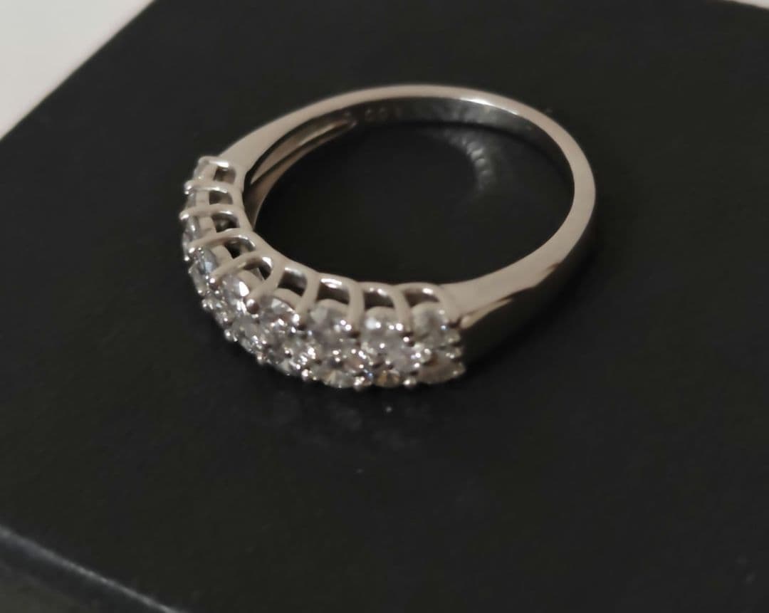 最終お値下げ　美品ダイヤモンド1.0ct リング　プラチナ900新品仕上げ鑑定済