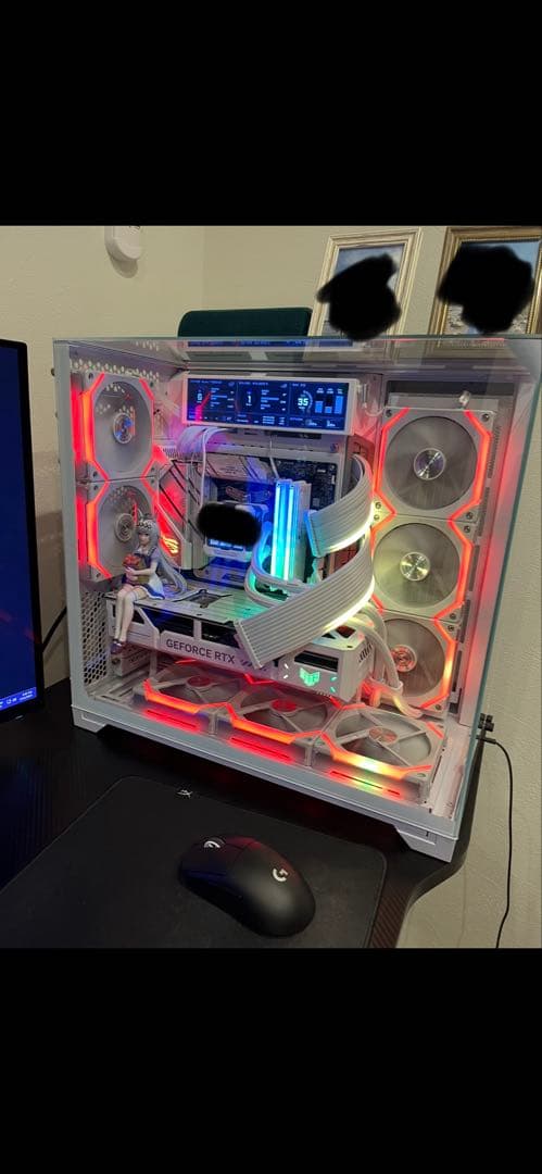 Ryzen7 7800X3D RTX 5070Ti ホワイトミドルタワー RGB
