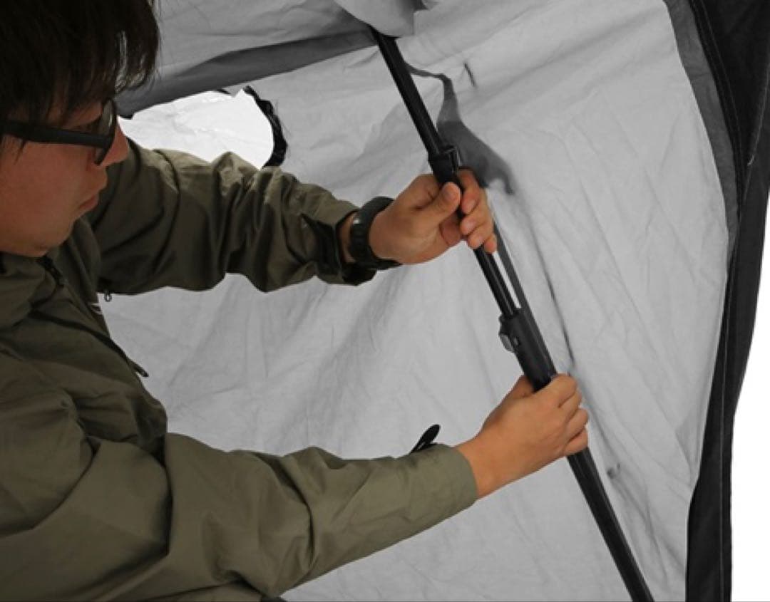 DOD ワカサギテント2人用　ワンタッチ　美品