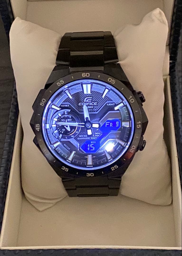 美品 CASIOカシオEDIFICEエディフィス Bluetoothタフソーラー