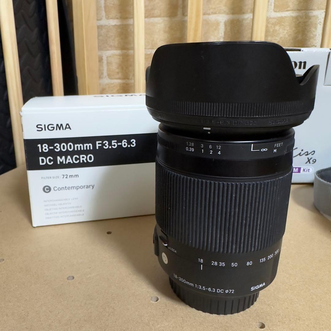 SIGMA 18-300mm F3.5-6.3 DC MACRO ズームレンズ