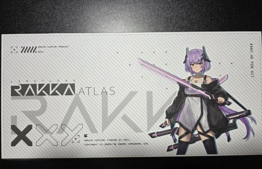 キーボード RAKKA 60 Atlas 2.25U+1.25U+2.75U space