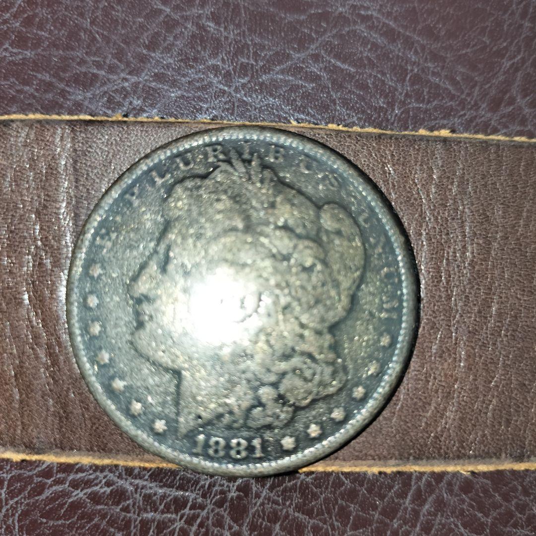 ハーレー ベルト モルガンダラー 6連 コンチョ ヴィンテージ　　レザー