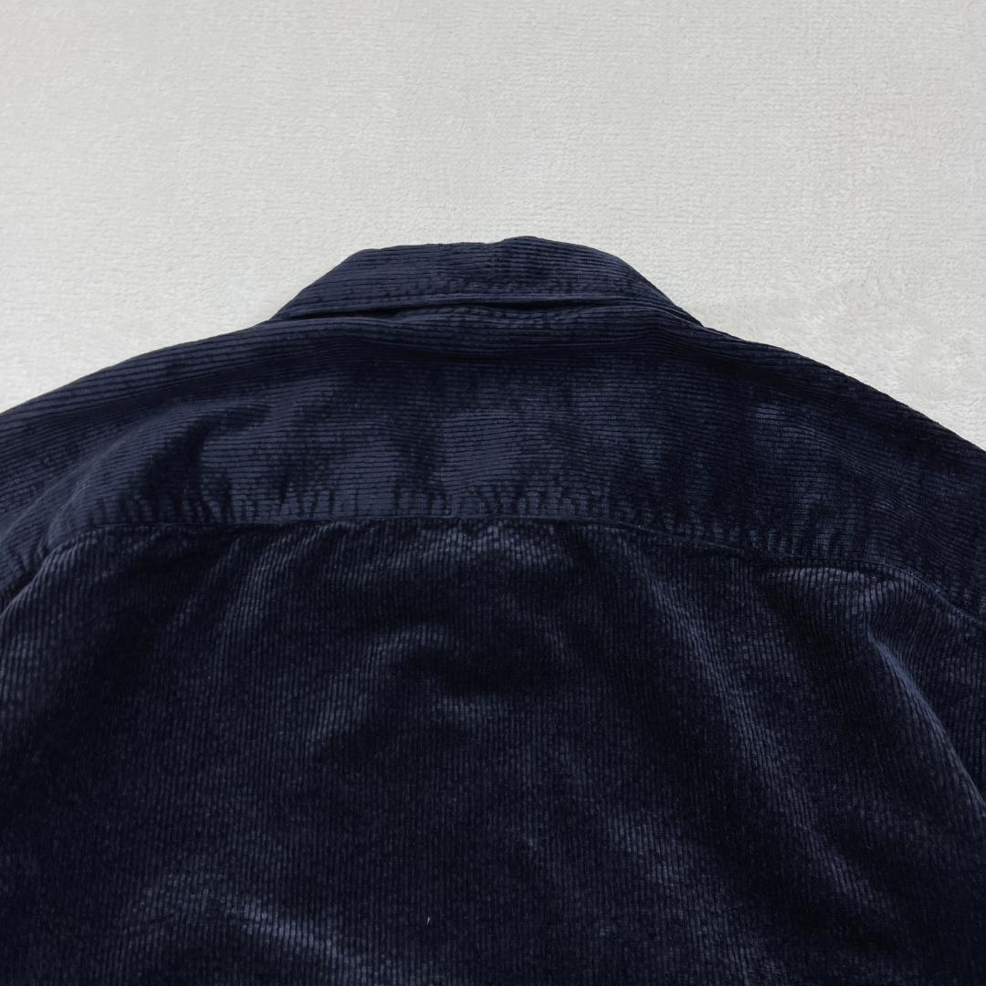 Salvatore Piccolo　コーデュロイシャツ　ネイビー