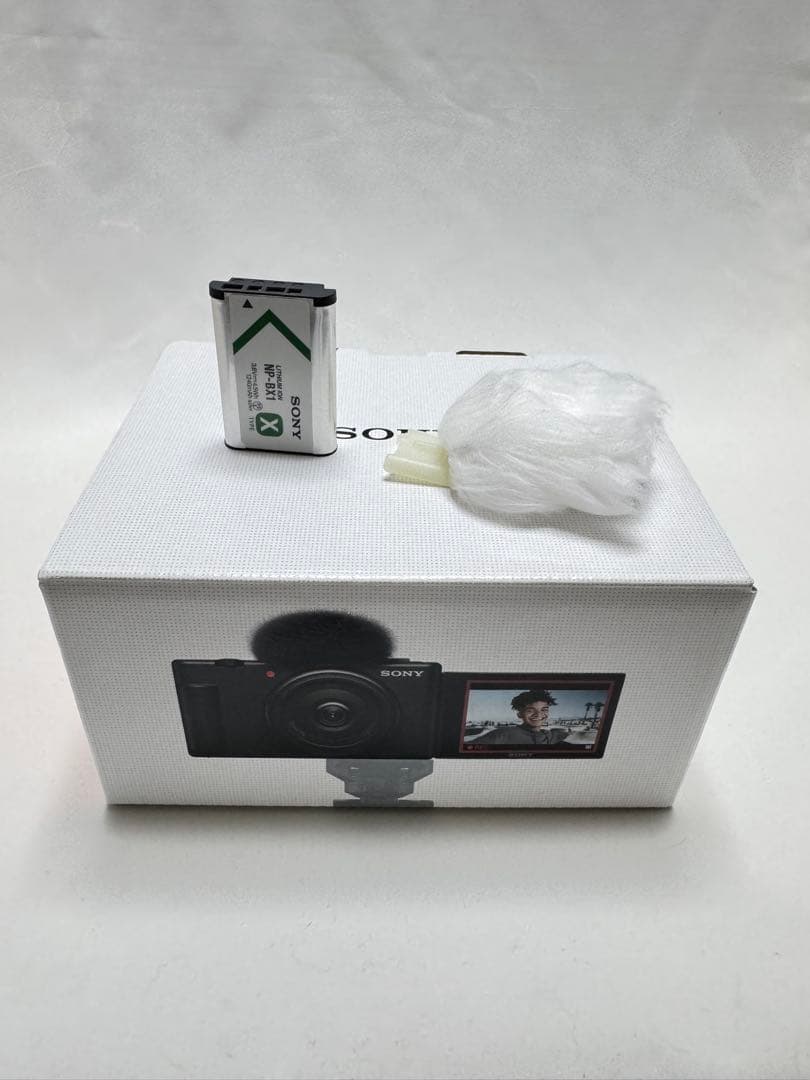 SONY vlogcamZV-1F ホワイトほぼ新品!